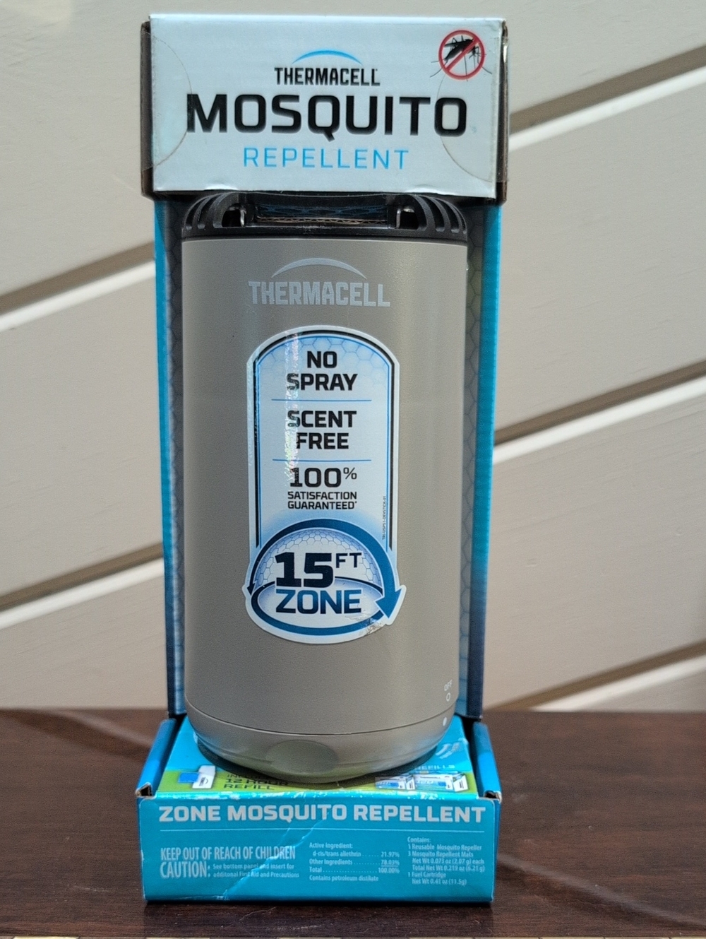 Mosquito Repellent Thermacell 15 ft Zone No spray Scent Free Outdoor Camping BBQ